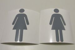 WC samolepky na dveře