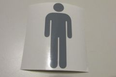 WC samolepky na dveře