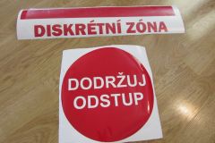 Výstražné samolepky