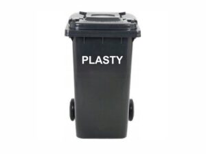 Samolepky na popelnici Plasty