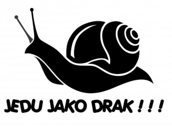 Samolepky jedu jako drak