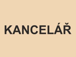 Samolepka Kancelář