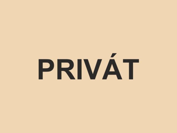 Samolepka Privát