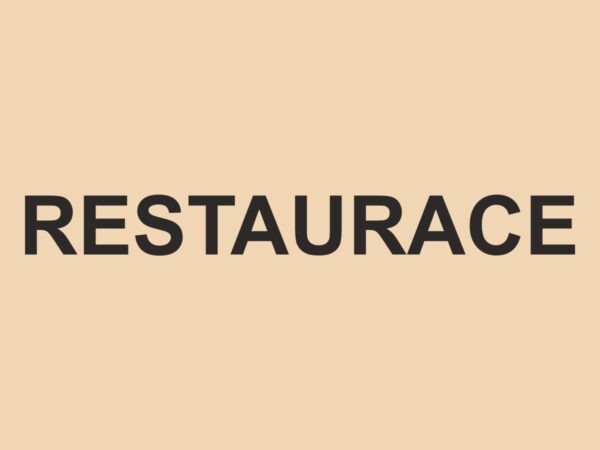 Samolepka restaurace