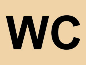 Samolepka WC
