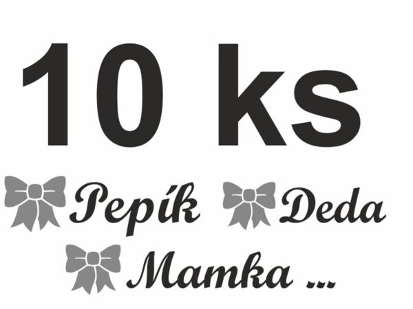 Samolepky na dárky