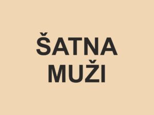Samolepka šatna muži
