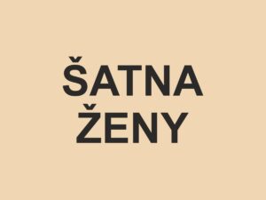 Samolepka šazna ženy