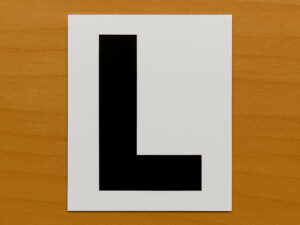Samolepka písmeno L