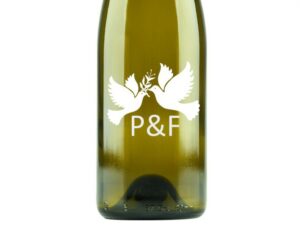 Svatební etiketa na láhev