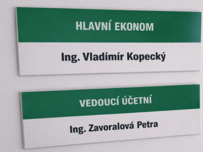 Cedulka na dveře